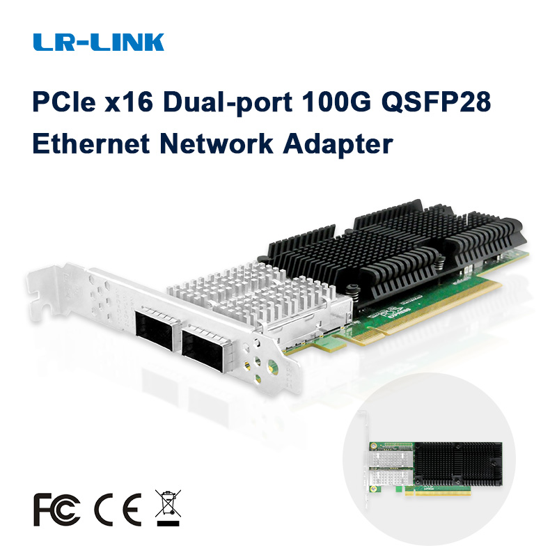 LR-LINK 1014PF 100G netwerkkaa - 100Gbe Qsfp28 Network Card recensie en prijs